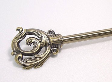 Baroque Curtain Pole Finial